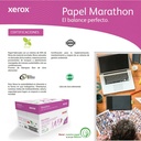 Papel Bond Xerox Marathon Carta 70 g/m² 99% de Blancura Caja con 10 Paquetes de 500 Hojas c/u