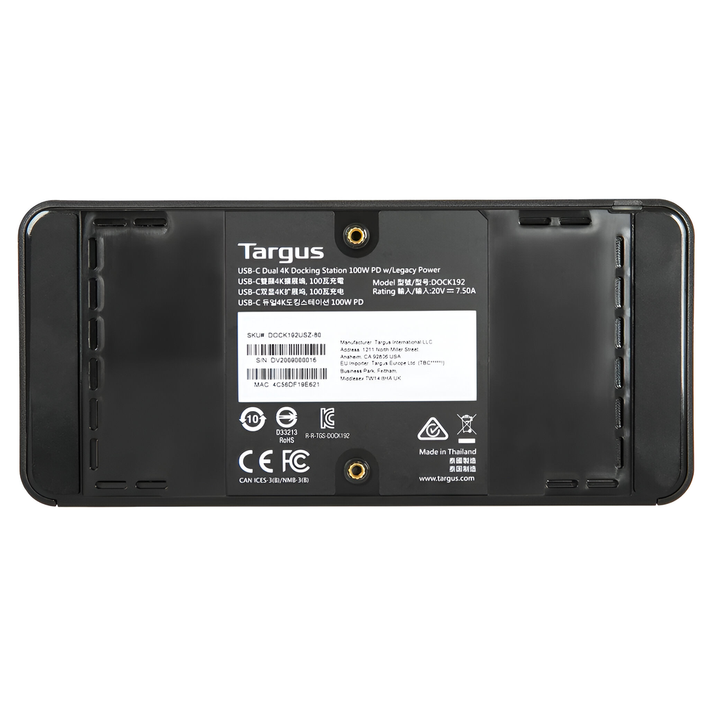 Docking Station Targus USB-C Universal DV4K 100W