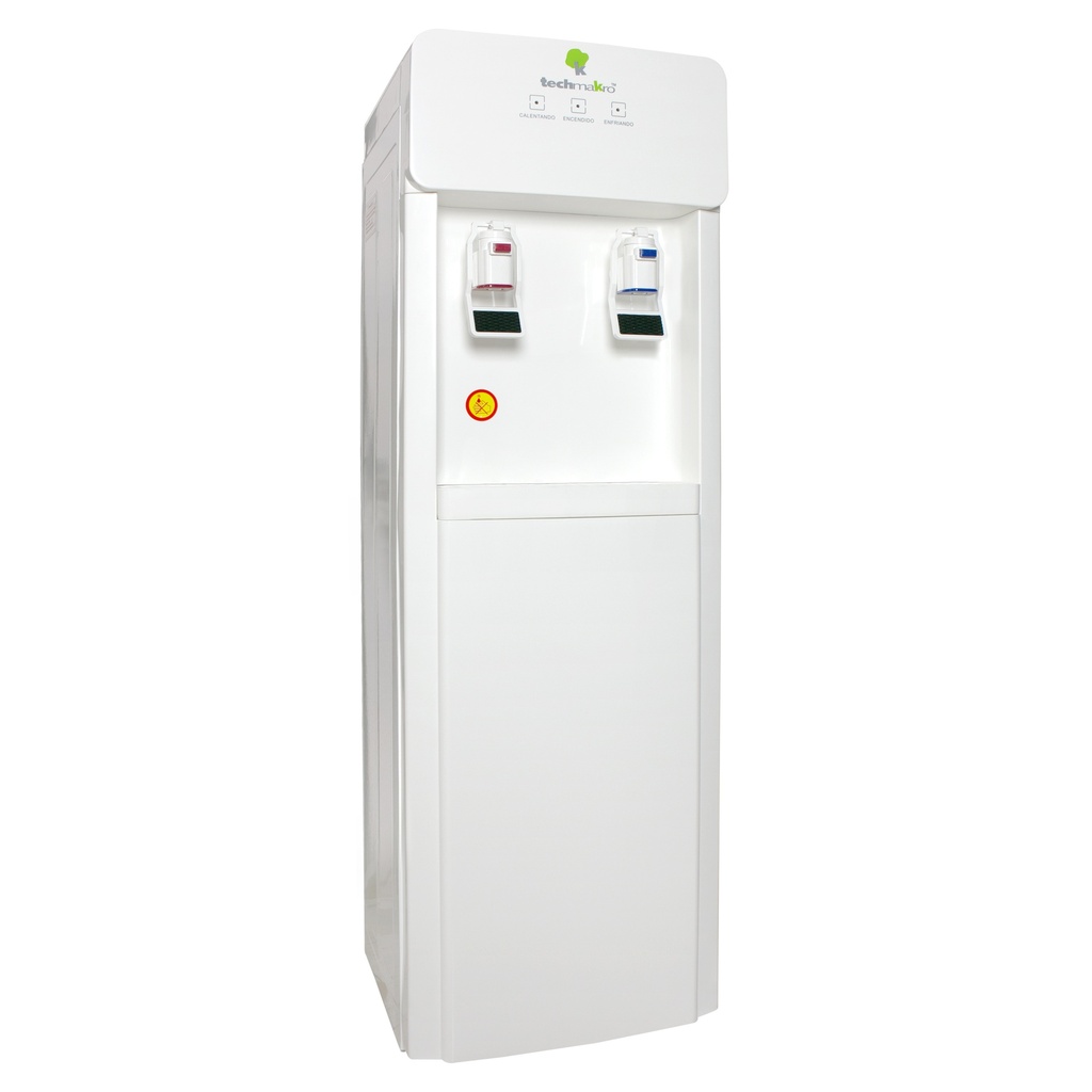 Dispensador de Agua Techmakro de Piso, Caliente/Frío, 20 L