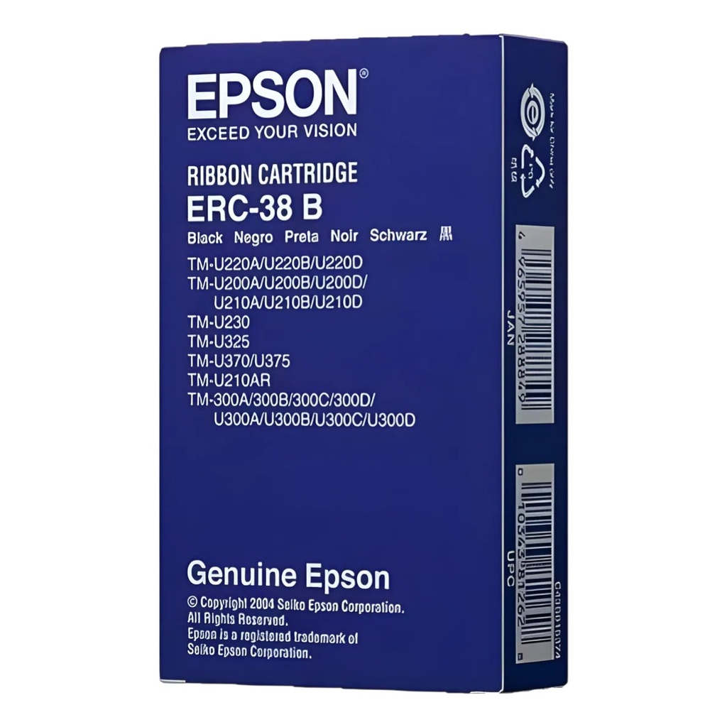 Cinta Epson ERC-38B Negro