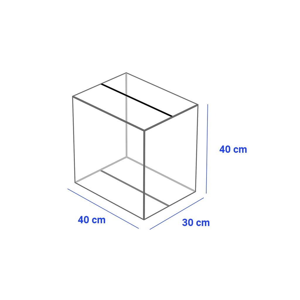 Caja para Empaque Cartón Corrugado, 40x30x40 cm, 23 ECT