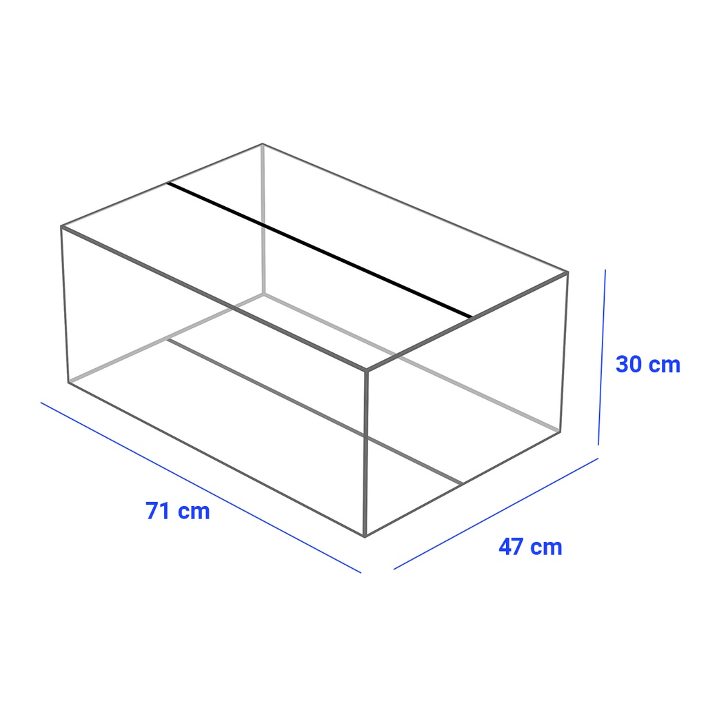 Caja para Empaque Cartón Corrugado, 71x47x30 cm, 23 ECT
