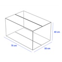 Caja para Empaque Cartón Corrugado, 75x50x40 cm, 23 ECT