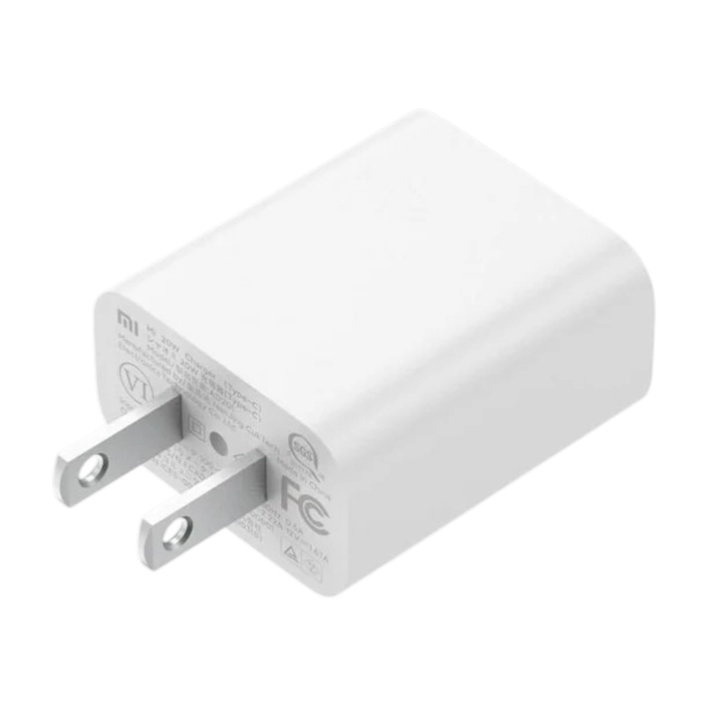Cargador Xiaomi 20W Tipo C Original USB-C Carga Rápida