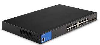SWITCH 24 PORT MANAGED POE + GE SWITCH 410G SFP+410W TAA (LGS328MPC)