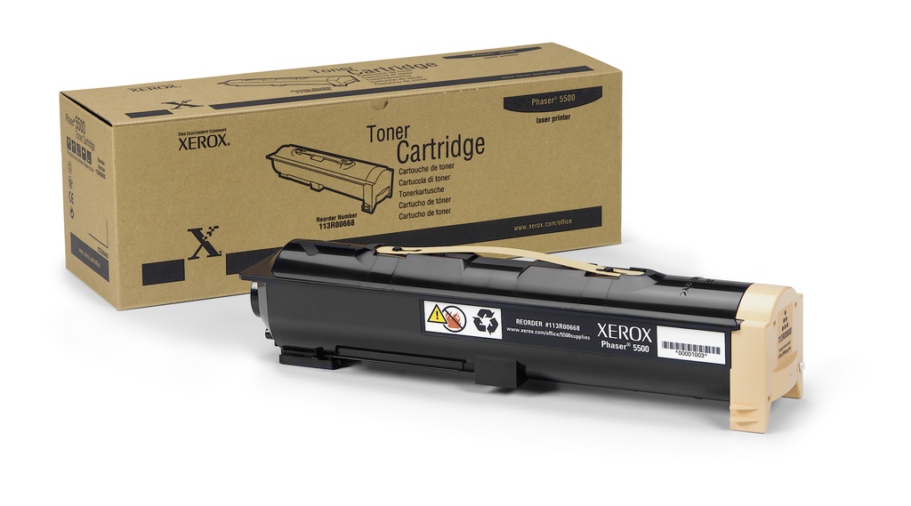 TONER NEGRO P/PHASER 5500 30,000 PAGINAS  (113R00668)