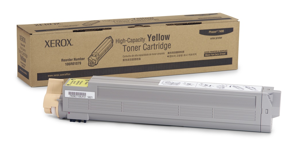 TONER AMARILLO P/PHASER 7400 R. 18,000ALTA CAPACIDAD (106R01079)