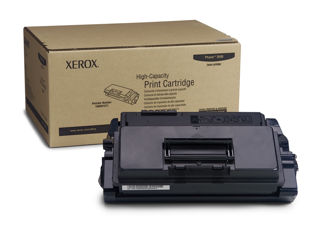 TONER NEGRO P/PHASER 3600 14,000 PAGINASALTA CAPACIDADRMA(106R01371)
