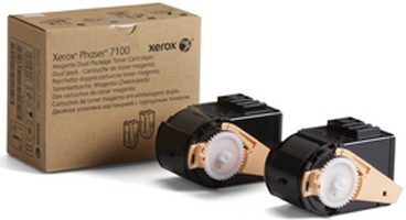 TONER MAGENTA P/PHASER 7100 9,000 PAGINAS PAQUETE DUAL (106R02610)