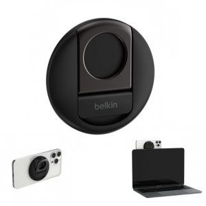 SOPORTE DE IPHONE CON MAGSTATE PARA NOTEBOOKS MAC NEGRO