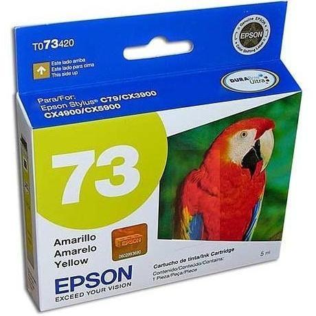 Cartucho Epson 73N Amarillo, 380 Páginas(T073420-AL)