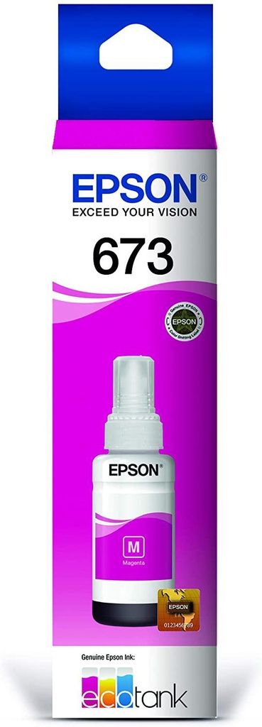 Botella De Tinta Original Epson Magenta p/ L800, T673320-AL