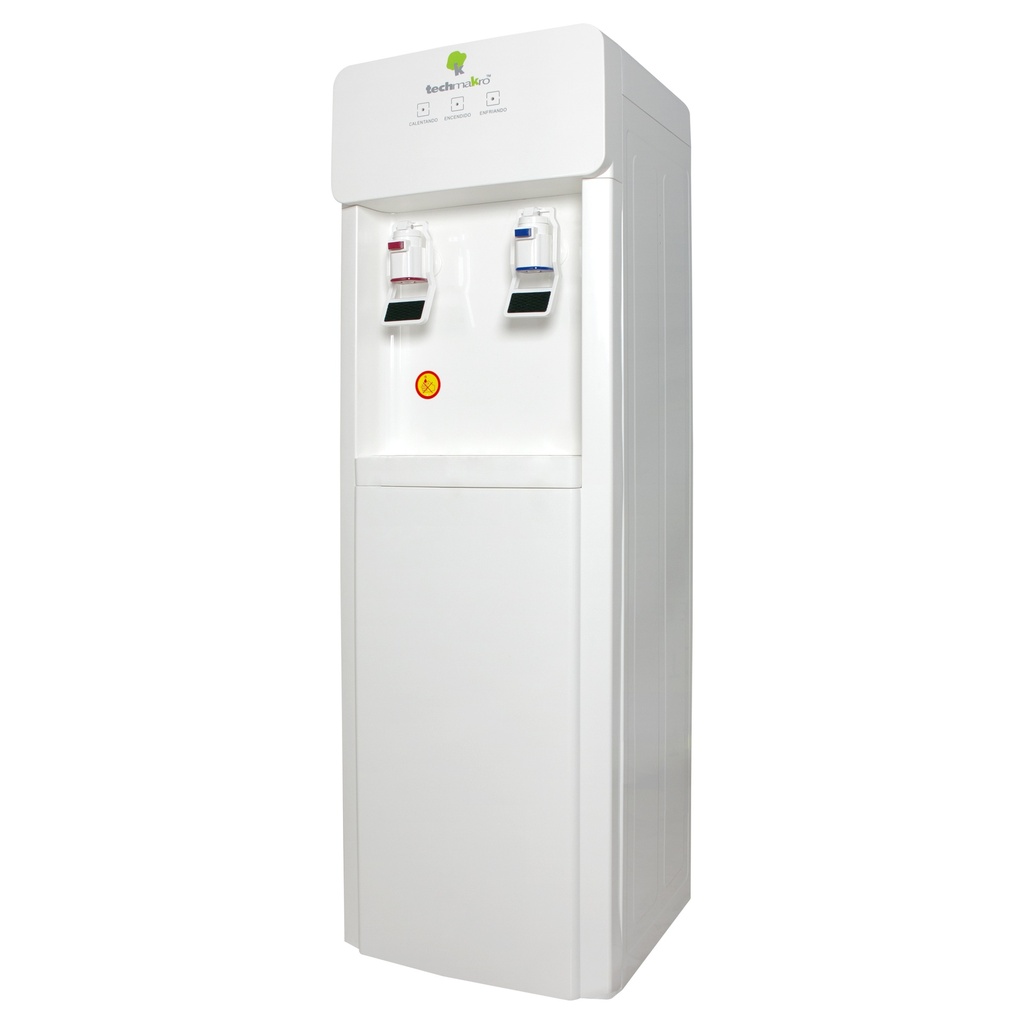 Dispensador de Agua Techmakro de Piso, Caliente/Frío, 20 L