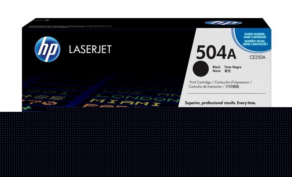 Tóner HP 504A Negro, 5000 Páginas