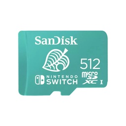 [SDSQXAO-512G-GNCZN] Memoria Sandisk Micro Sdxc 512gb 4k Para Nintendo Switch / SDSQXAO-512G-GNCZN