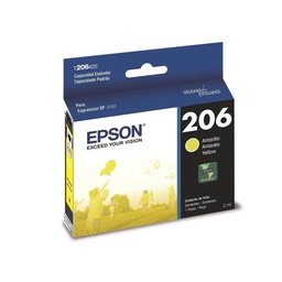 [T206420-AL] Cartucho Epson T206 Amarillo, 200 Páginas(T206420-AL)