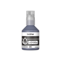 [BTD100BK] Botella de tinta Brother Negro, Alto rendimiento, BTD100BK