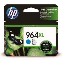 [3JA54AL] Cartucho HP 964XL Alto Rendimiento Cyan, 1600 Páginas