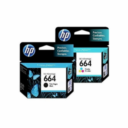[HP664-KIT] Combo de Cartuchos HP 664 de Tinta (Negro + Tri-Color), Tinta Original HP, Deskjet/HP664-KIT